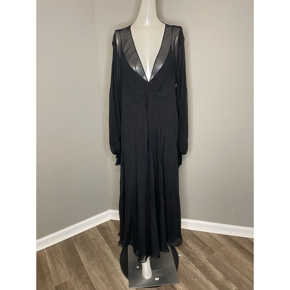 KHAITE The Rami Dress In black - Picture 8 of 11